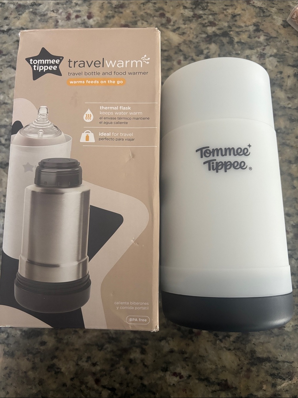 Tommee Tippee Travel Bottle Warmer never used